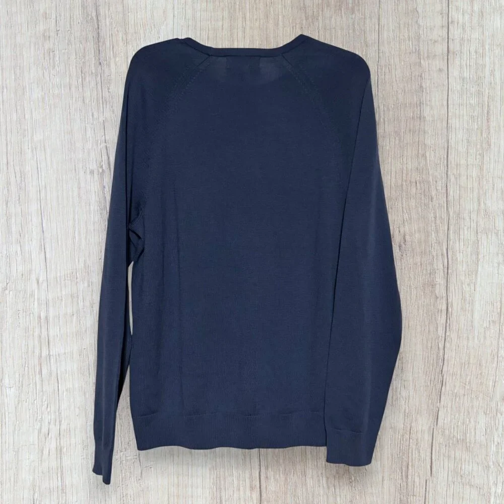 Banana Republic Merino Wool Navy Sweater Men’s L